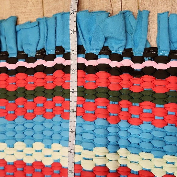 Cottagecore Handmade Rectangular Rug - Picture 4 of 5